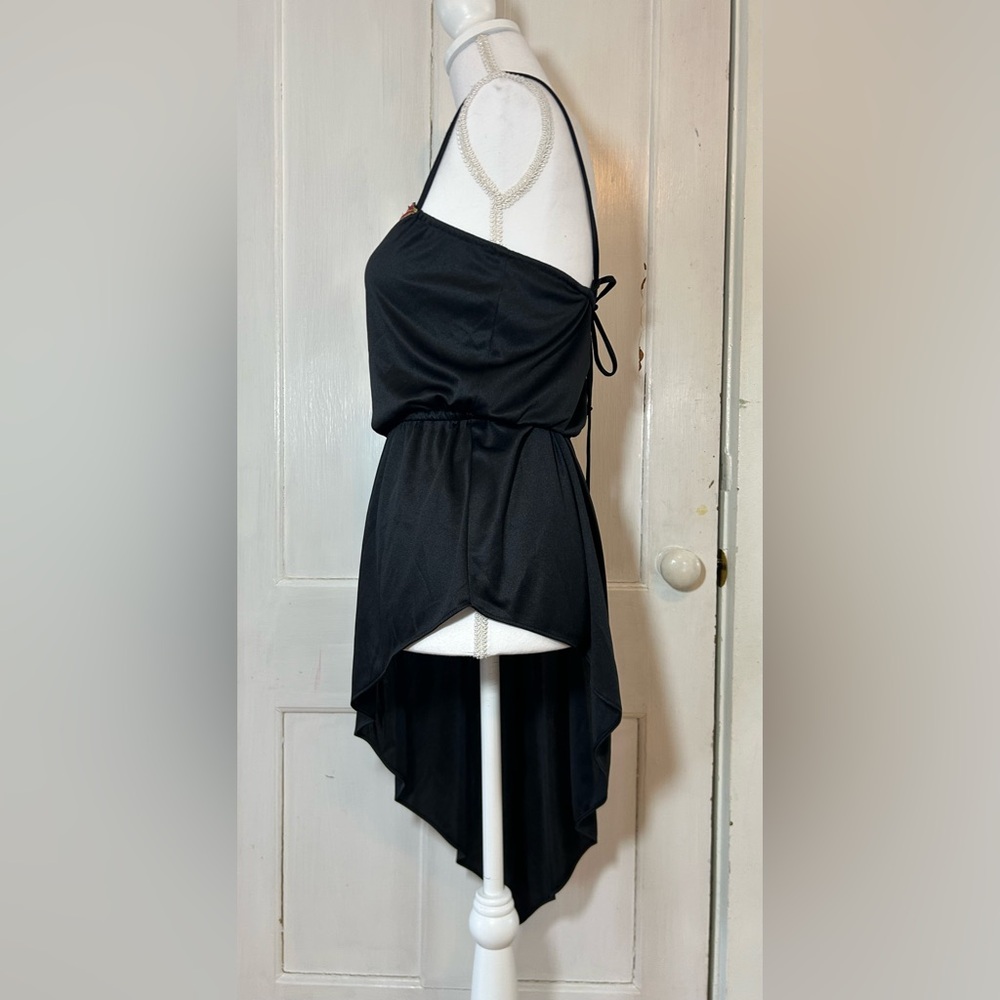 Vintage Black Grecian Costume Dress size Small - Picture 3 of 9